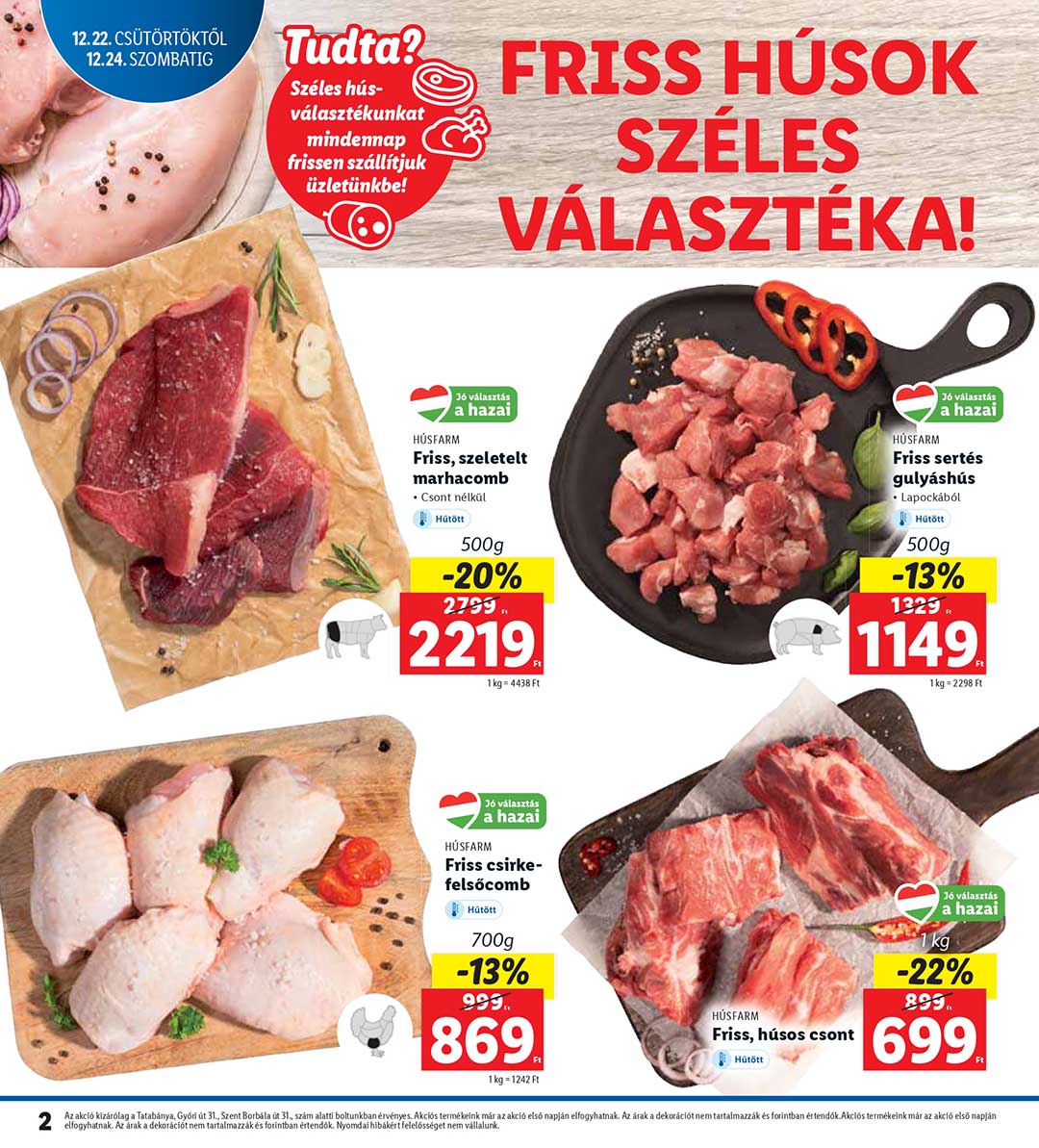 lidl-tatabanya akciós újság 2 oldal